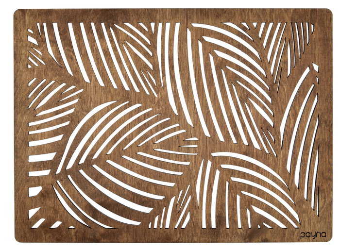 Hermia Juego de 6 Salvamanteles Plane - Walnut Hermia Juego de 6 Salvamanteles Plane - Walnut